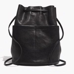 Madewell Convertible Black Leather Backpack